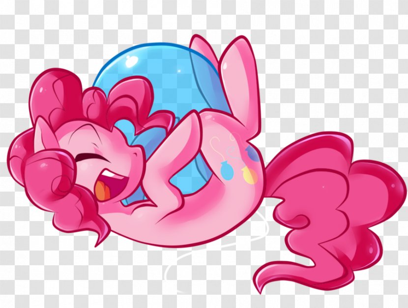 Pinkie Pie My Little Pony Rarity Balloon - Watercolor Transparent PNG