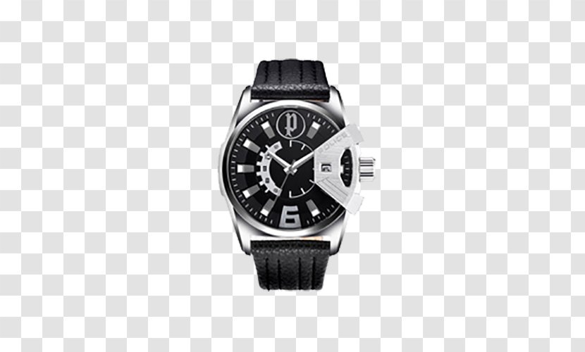 Amazon.com Swatch Police Quartz Clock - Amazoncom - Men's Leather Strap Watch Transparent PNG