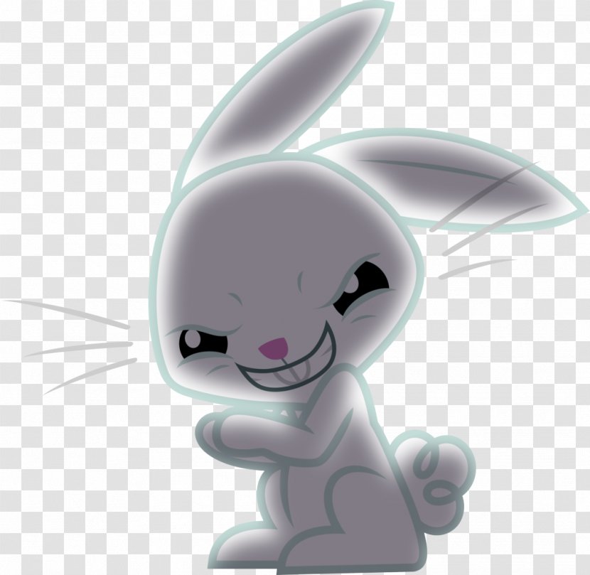 Cartoon Rabbit Animation Nose Rabbits And Hares - Animal Figure Whiskers Transparent PNG