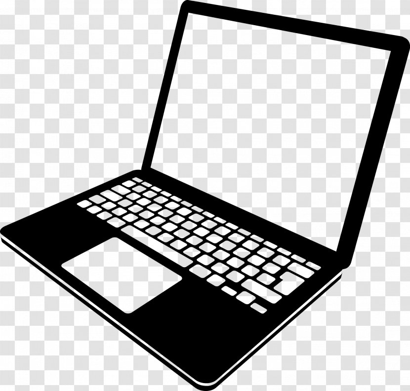 Laptop Cartoon - Computer Accessory - Monitor Output Device Transparent PNG