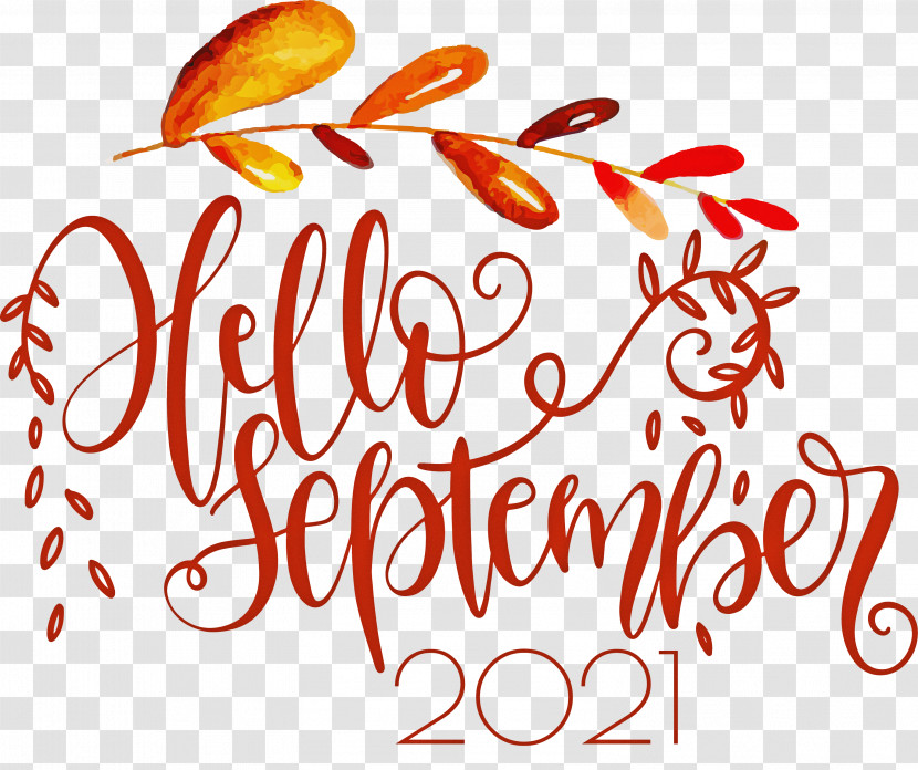 Hello September September Transparent PNG