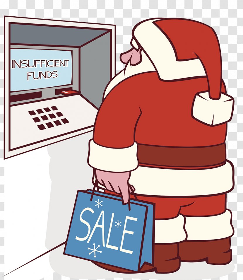 Santa Claus Drawing Illustration - Cartoon - Shopping Transparent PNG