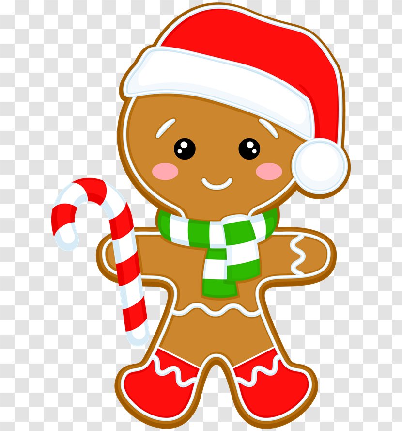 Christmas Ornament Gingerbread Man Santa Claus Transparent PNG