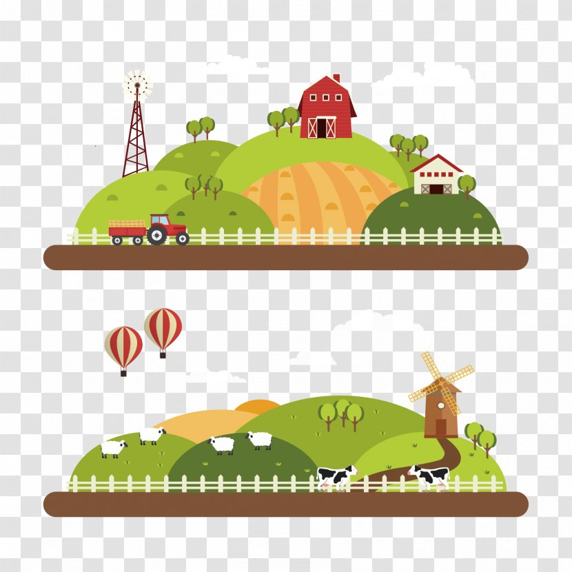 Ecological Farming Agriculture Resource - Area - Vector Flat Mountain Transparent PNG