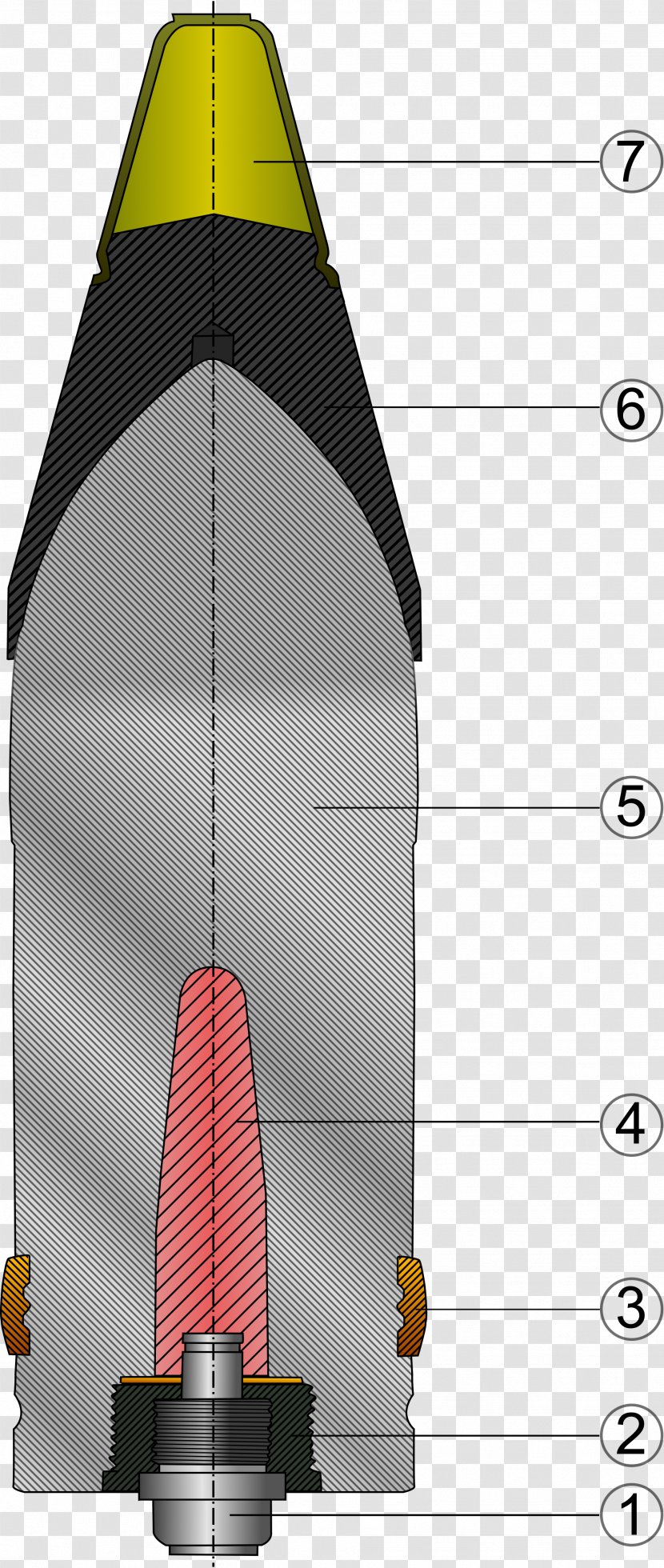 Panzergranate 39 Armor-piercing Shell Artillery Fuze Kinetic Energy Penetrator - Armorpiercing Transparent PNG