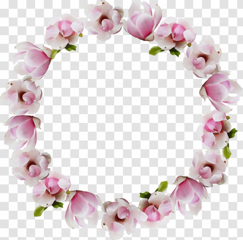 Pink Fashion Accessory Lei Petal Body Jewelry - Hair Blossom Transparent PNG