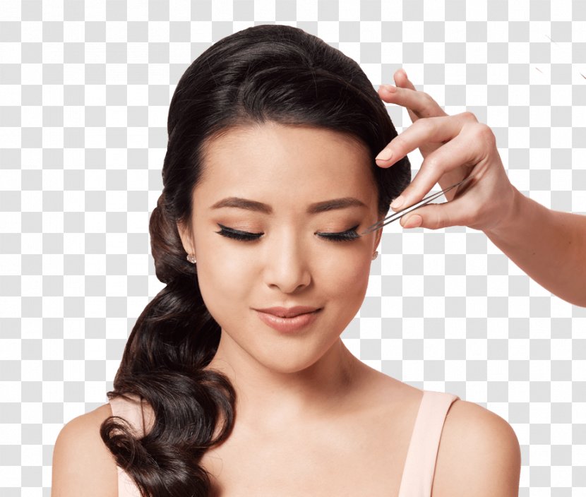 Hair Coloring Eyelash Extensions Cosmetics Beauty - Face - Makeup Model Transparent PNG