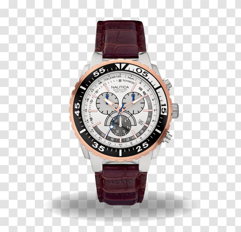 Watch Nautica Chronograph Clock Bracelet Transparent PNG
