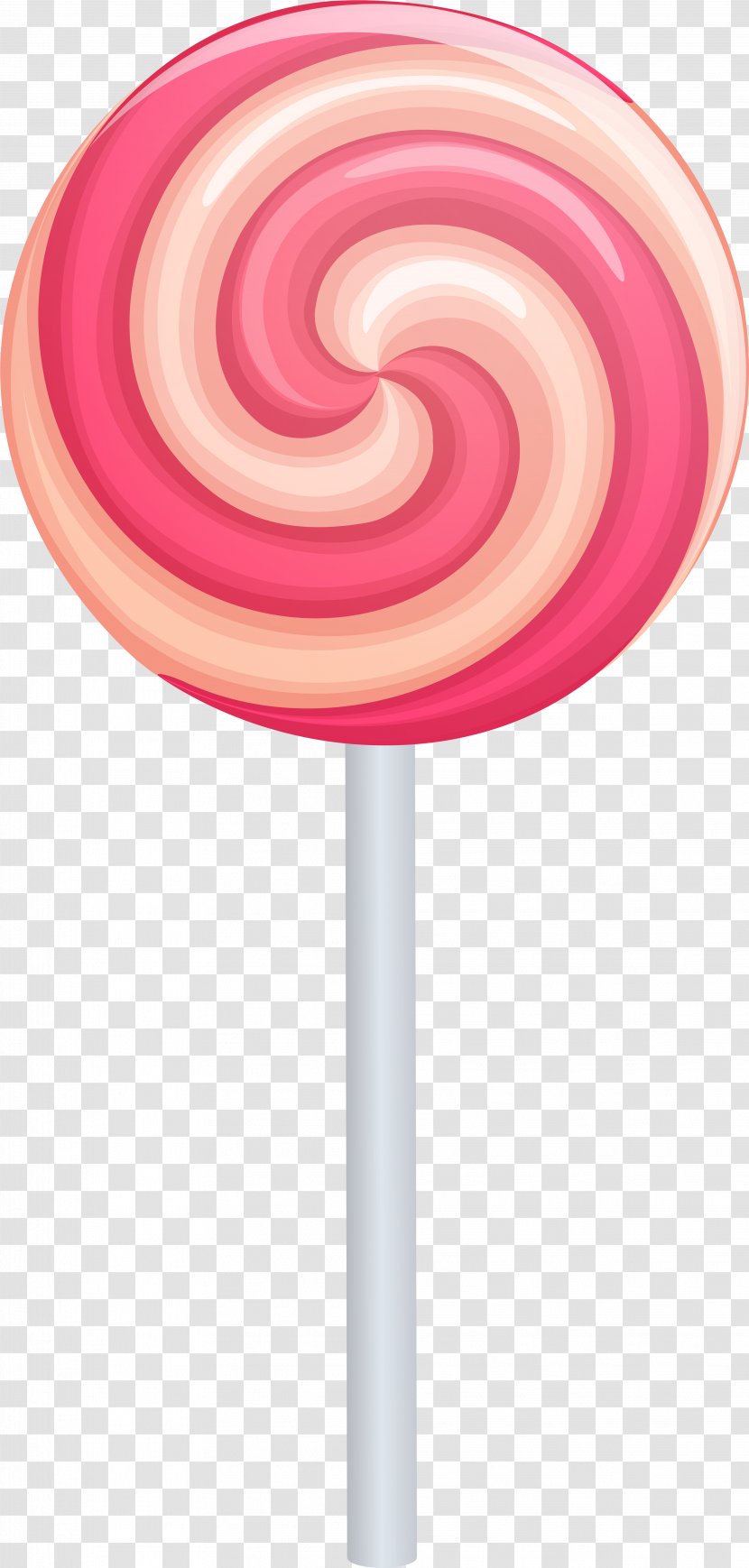 Lollipop Cartoon - Candy - Spiral Magenta Transparent PNG