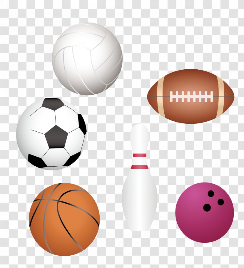 Ball Game Football Sports Equipment - Vector Transparent PNG