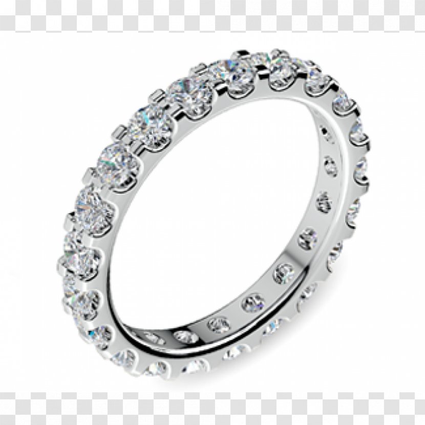 Wedding Ring Diamond Cut Jewellery - Silver Transparent PNG