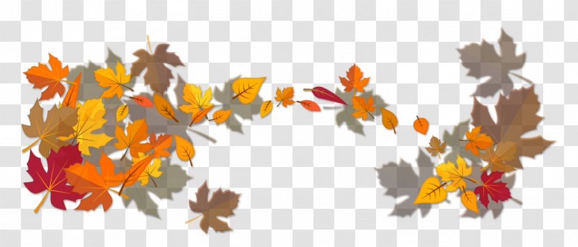 Leaf Autumn - Hand Painted Leaves Transparent PNG