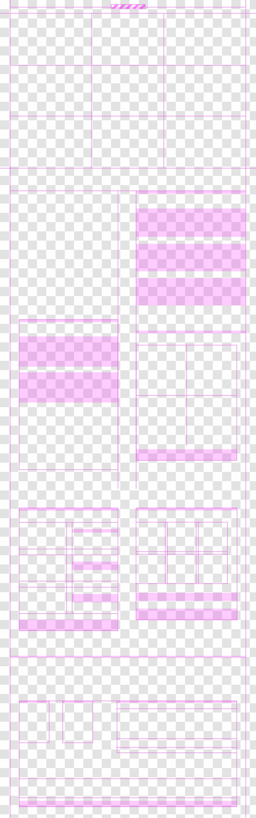 Paper Pink M Line Angle Font - Rtv Transparent PNG