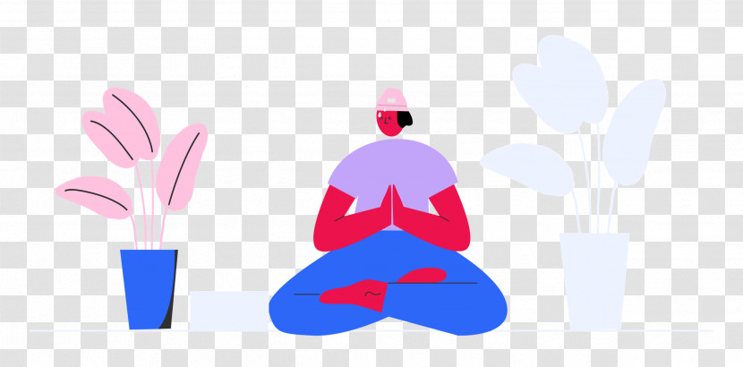 Meditating At Home Rest Relax Transparent PNG