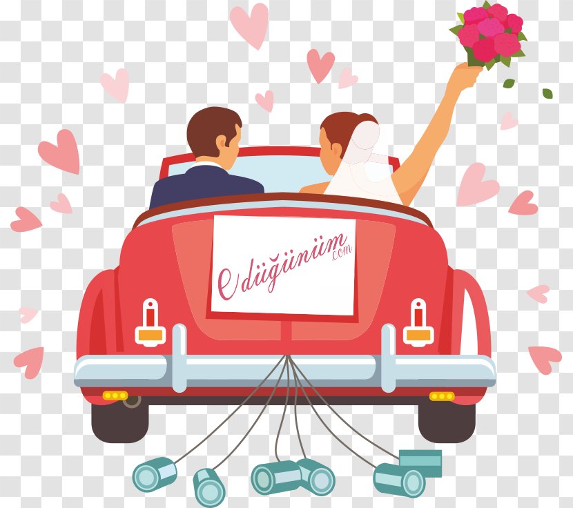 Car Vector Graphics Clip Art Marriage Image - Wedding Transparent PNG