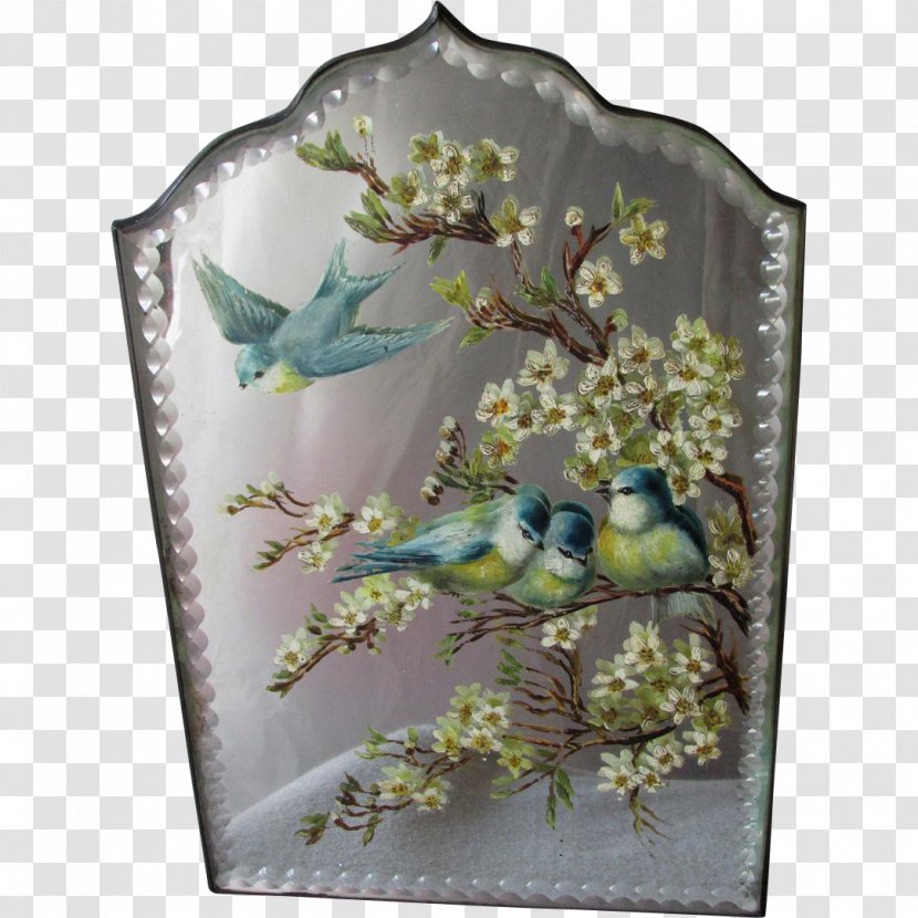 Bird Fauna Tree Feather Branching - Hand-painted Birds And Flowers Transparent PNG
