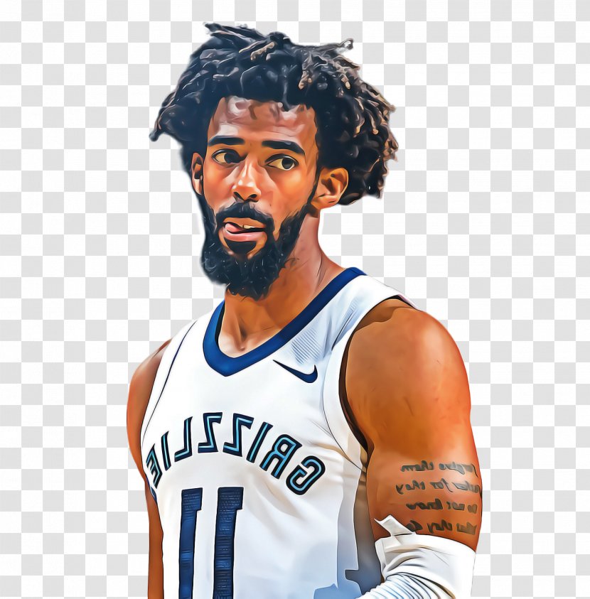 Hair Cartoon - Mike Conley - Scurl Sports Fan Accessory Transparent PNG