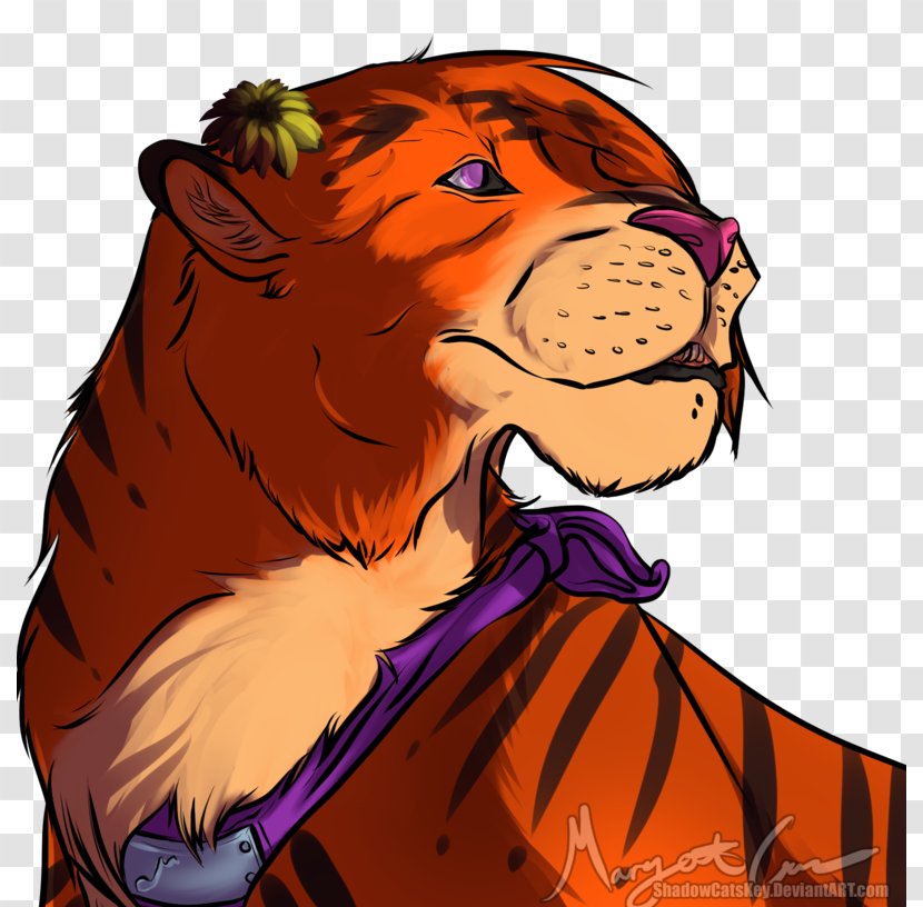 Lion Tiger Clip Art - Head - Key Drawing Transparent PNG