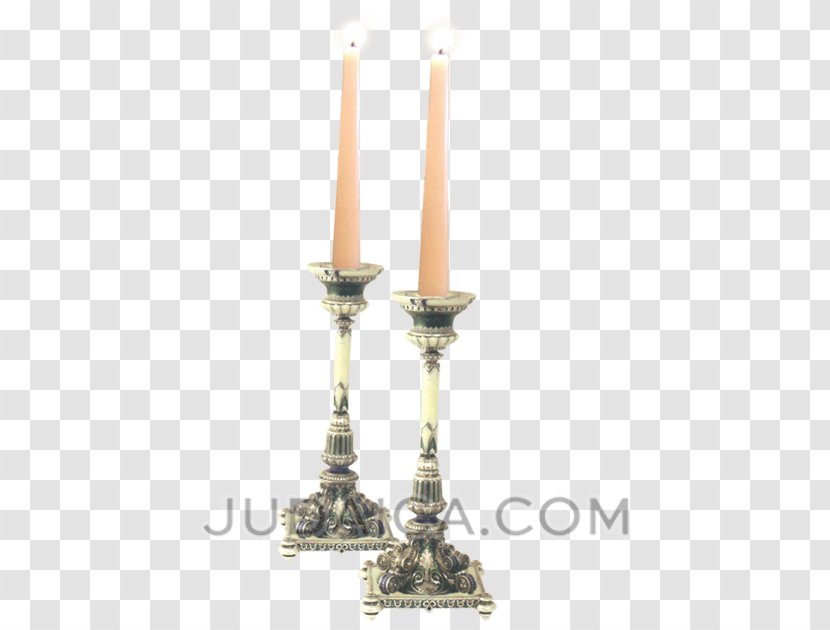 Candlestick 01504 Color - Brass - Candle Transparent PNG