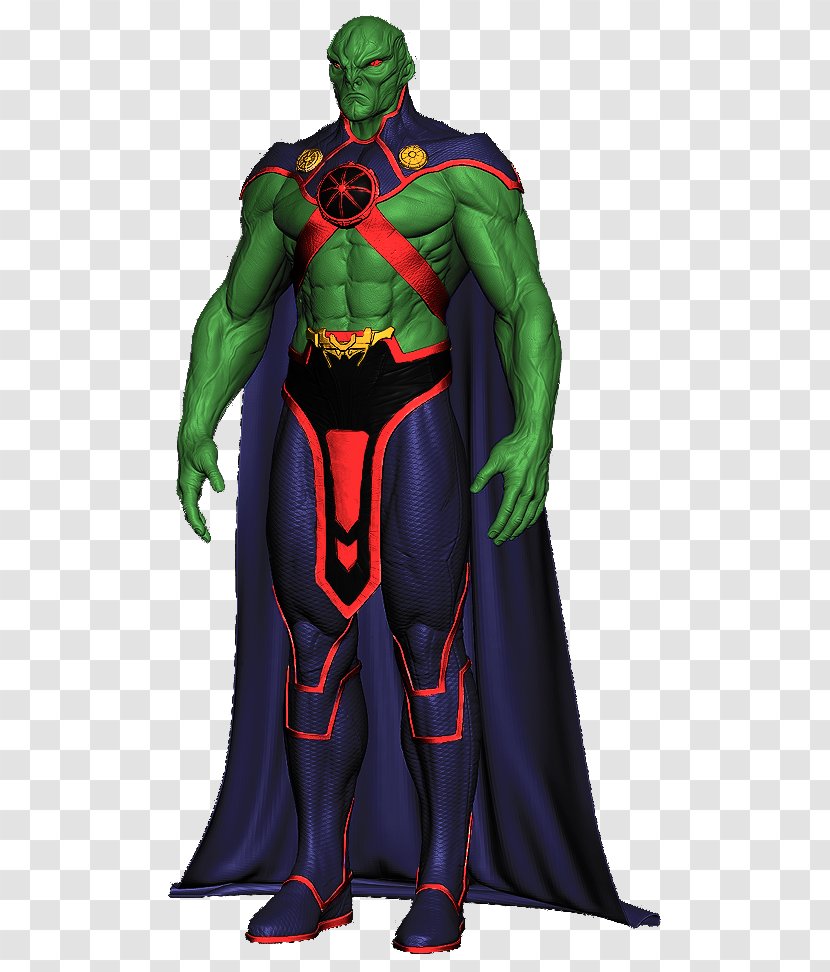 Superhero Costume Design Supervillain Outerwear - Martian Manhunter Transparent PNG