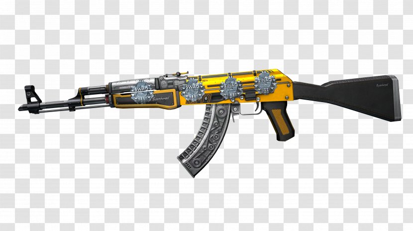 Counter-Strike: Global Offensive AK-47 Weapon M4 Carbine Firearm - Flower - Machine Gun Transparent PNG