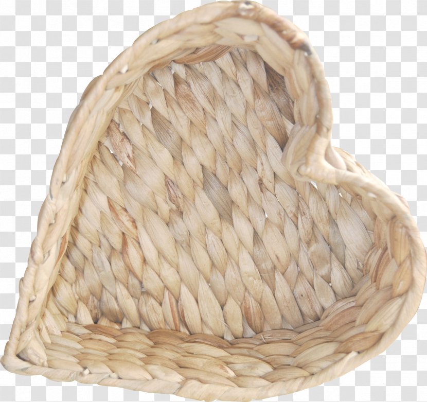 Knitting Box Clip Art - Wicker - Brown Hay Heart Transparent PNG