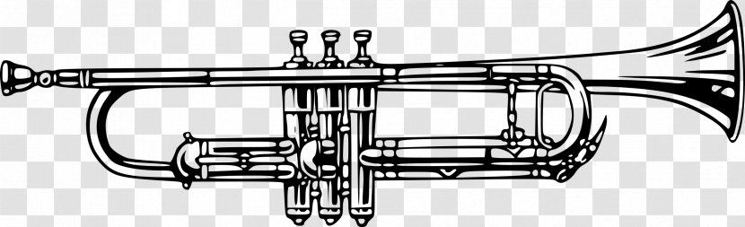 Brass Instruments Musical Trumpet Clip Art - Flower Transparent PNG