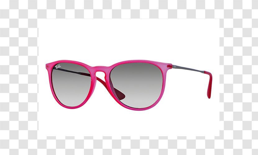 Aviator Sunglasses Ray-Ban Erika Classic - Pink Transparent PNG