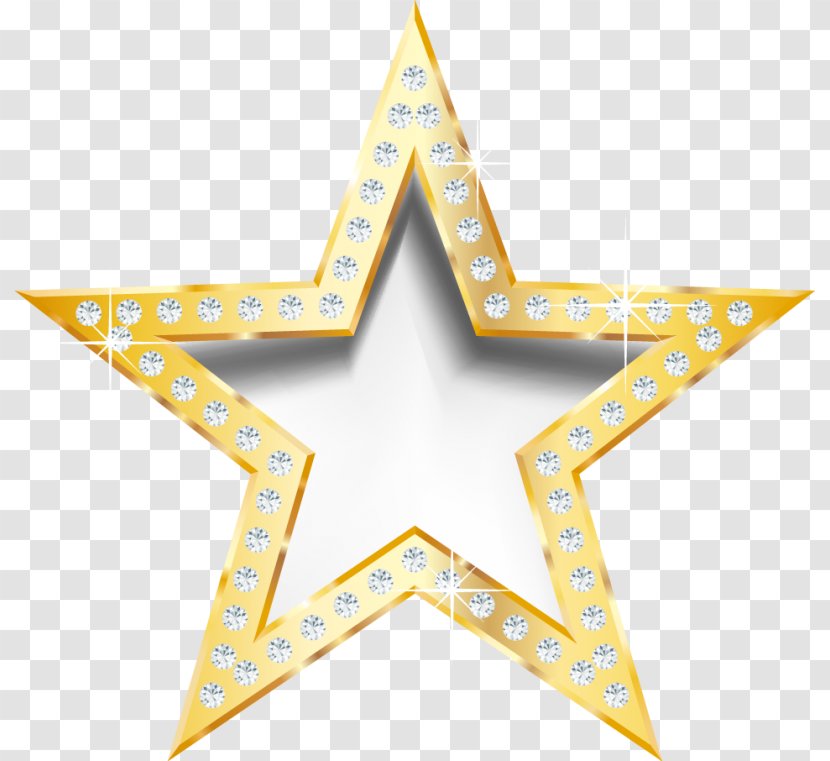 Star Drawing - Triangle - Yellow Transparent PNG