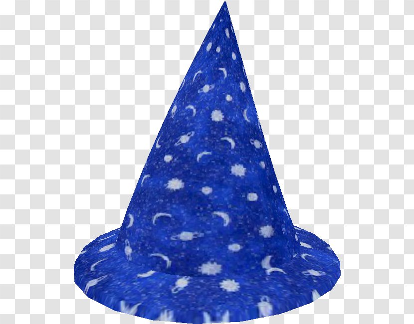 Party Hat Christmas Tree Electric Blue Cobalt Ornament Transparent PNG