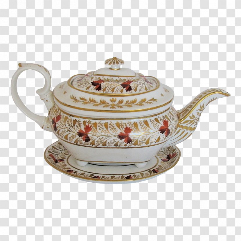Tableware Ceramic Tureen Teapot Lid - Kettle Transparent PNG