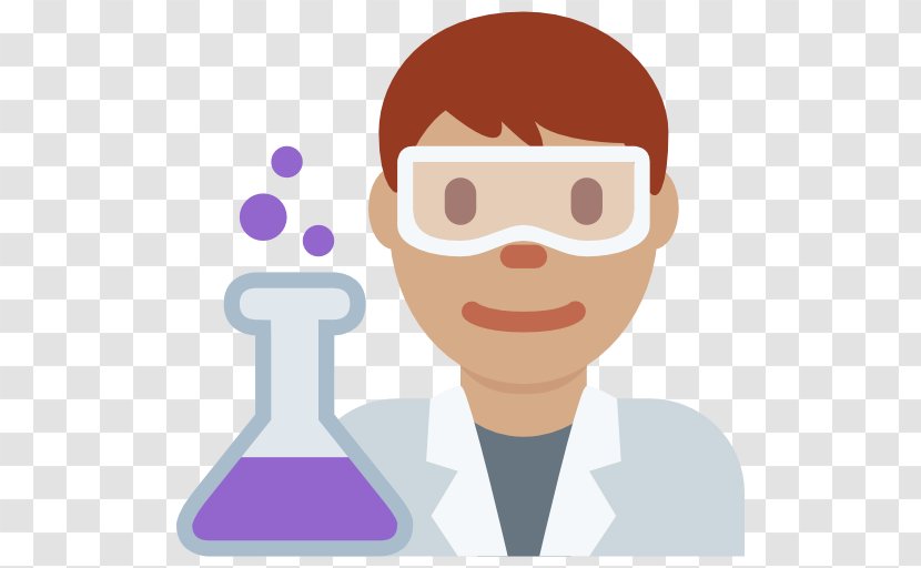 Emoji Scientist Technology Human Skin Color - Eyewear Transparent PNG