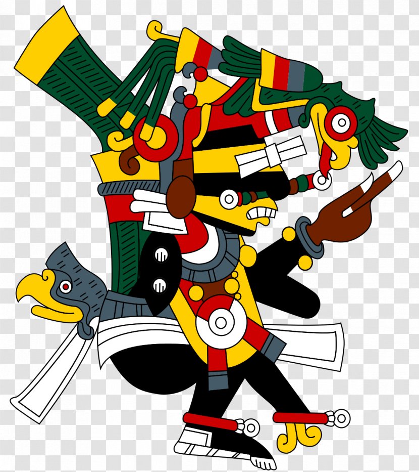 Texcoco Tezcatlipoca Aztec Mythology Deity - Cartoon - Five Suns Transparent PNG