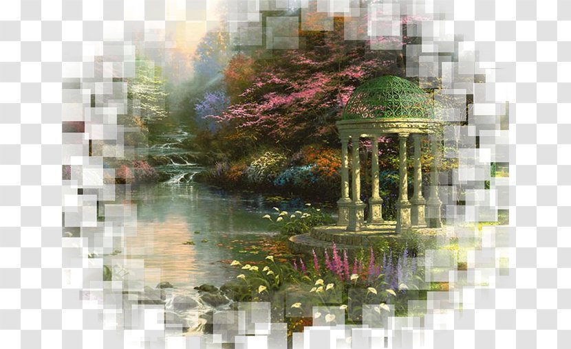 The Garden Of Prayer Lord's Painting Art Welcome Home For Christmas - Tree Transparent PNG