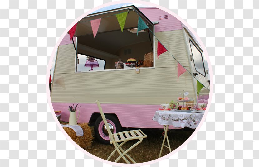 Caravan Tent Trailer Pink M - Vintage Party Transparent PNG