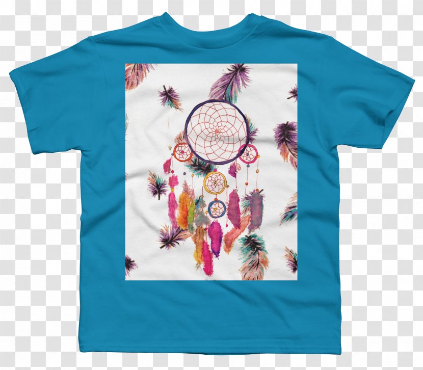 T-shirt Scarf Watercolor Painting Hoodie Dreamcatcher - Greeting Note Cards Transparent PNG