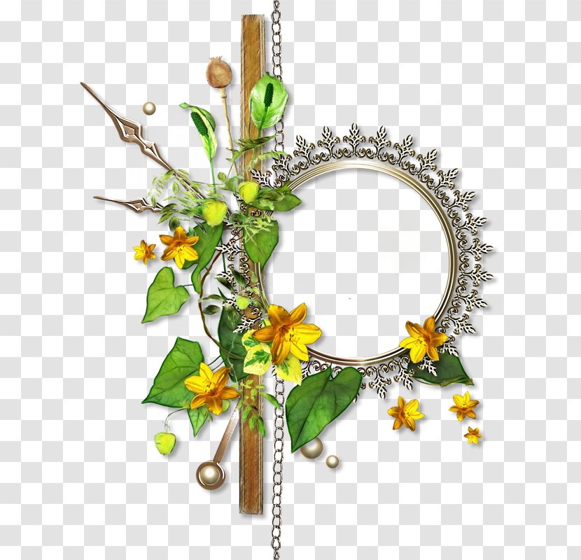 Simple Flower Frame - Leaf Transparent PNG