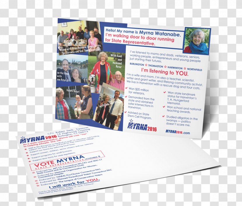 Advertising Brochure - Mock Election Transparent PNG