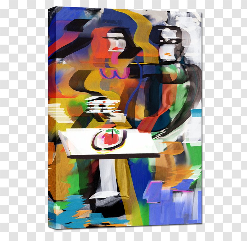 Modern Art Acrylic Paint Painting Transparent PNG