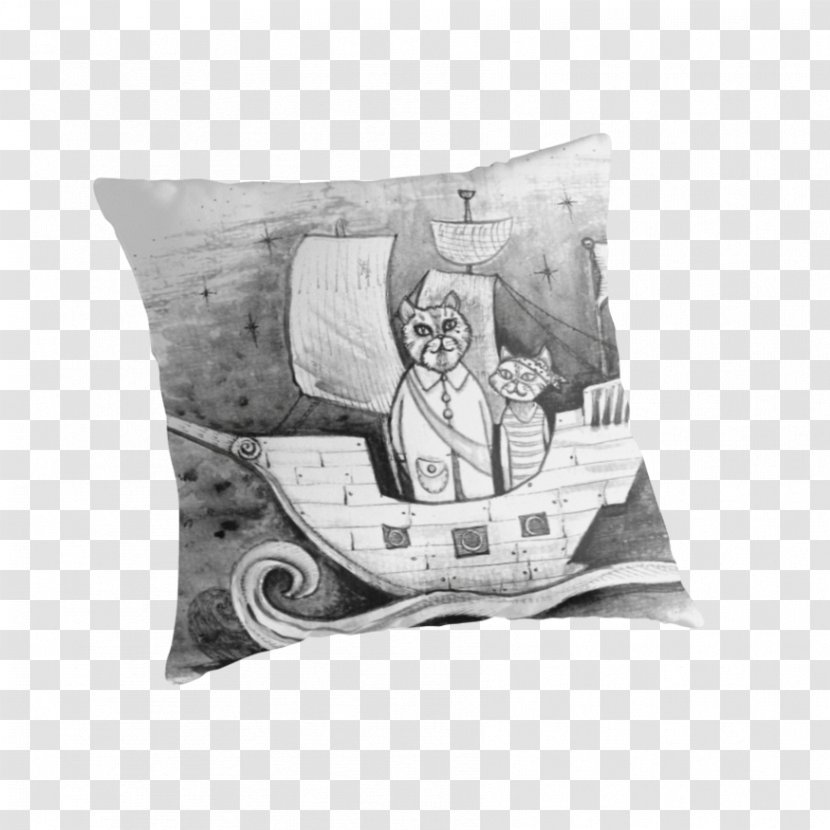 Cushion Throw Pillows Drawing /m/02csf - Rectangle - Pillow Transparent PNG