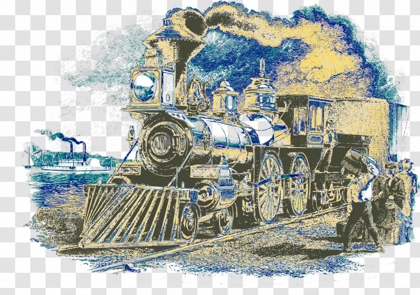 Train Locomotive - Flower Transparent PNG