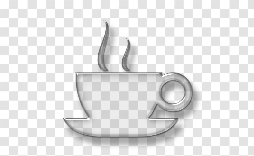 White Coffee Tea Cup - Silver - Background Cliparts Transparent PNG