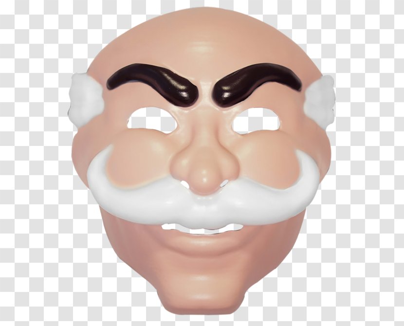 Elliot Alderson Mask Halloween Costume Party City - Forehead Transparent PNG