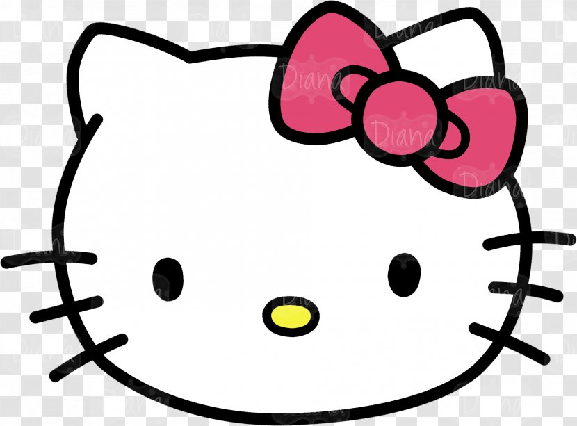 Hello Kitty Kitten Cat Clip Art - Sanrio - Head Cliparts Transparent PNG