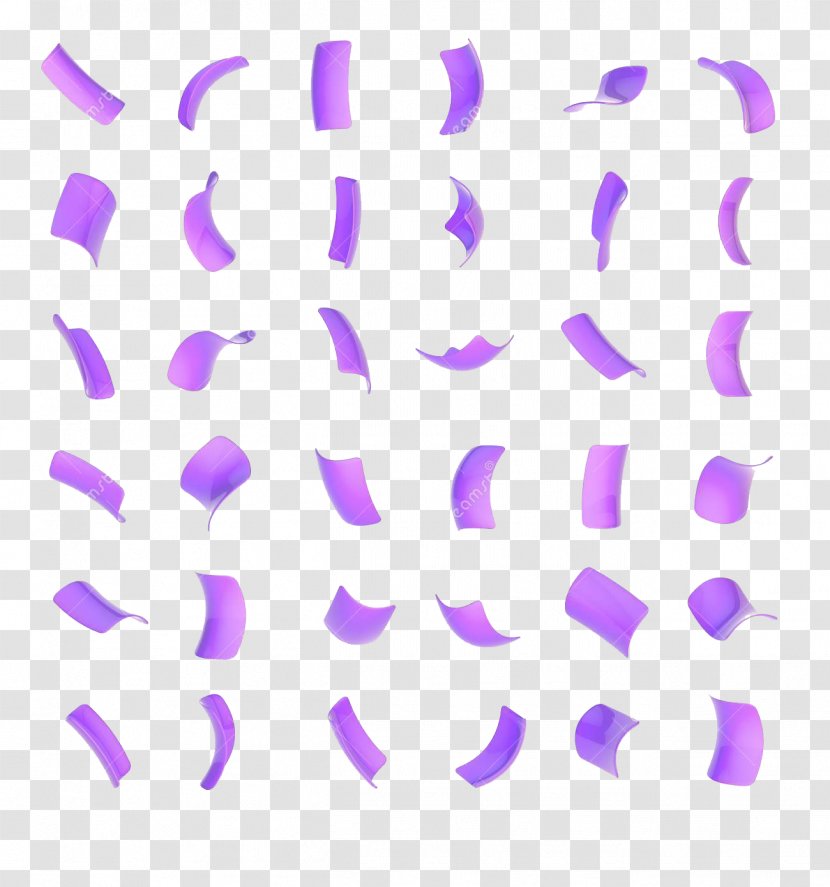 Confetti Stock Photography Royalty-free Illustration - Purple Creative FIG. Transparent PNG