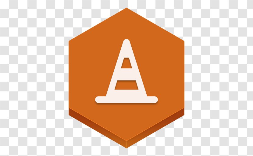Angle Brand Sign Orange - Vlc Media Player - VLC Transparent PNG