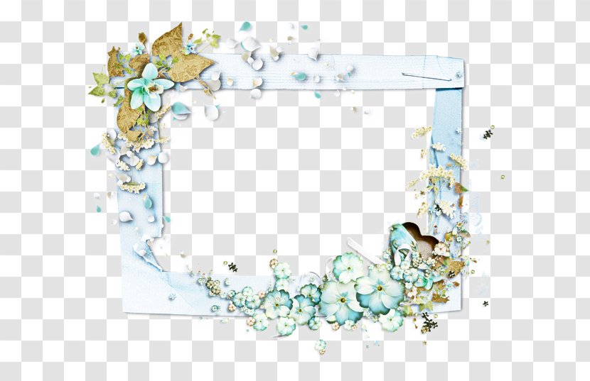 Background Flower Frame - Rectangle - Picture Transparent PNG
