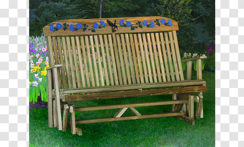 Glider Bench Garden Furniture Table Transparent PNG