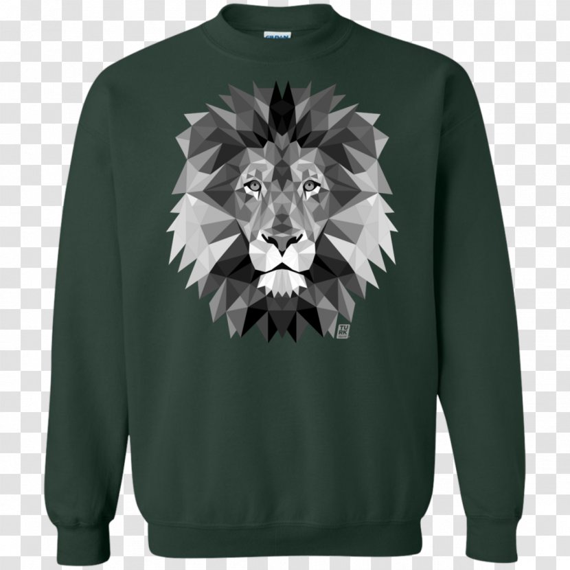 T-shirt Hoodie Sweater Lion - Sleeve Transparent PNG