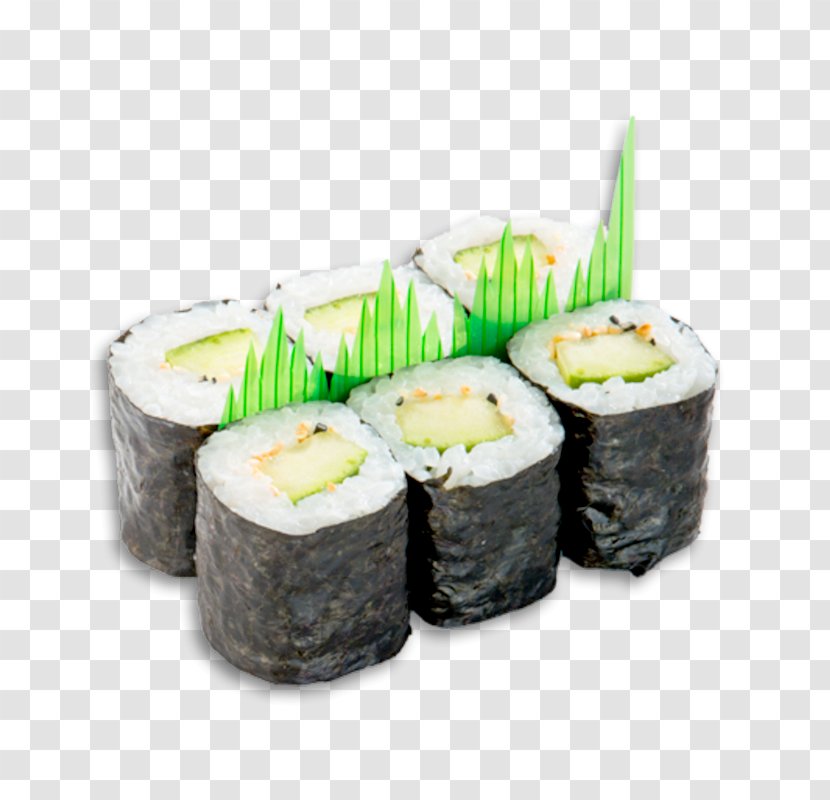 California Roll Makizushi Gimbap Sushi Tempura - Tableware Transparent PNG